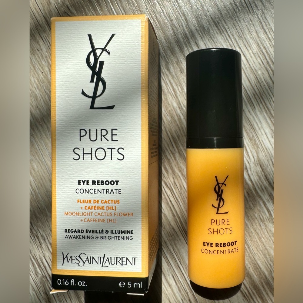 Yves Saint Laurent
Pure Shots Eye Reboot Concentrate. New mini 5ml. 0.16 fl.oz.